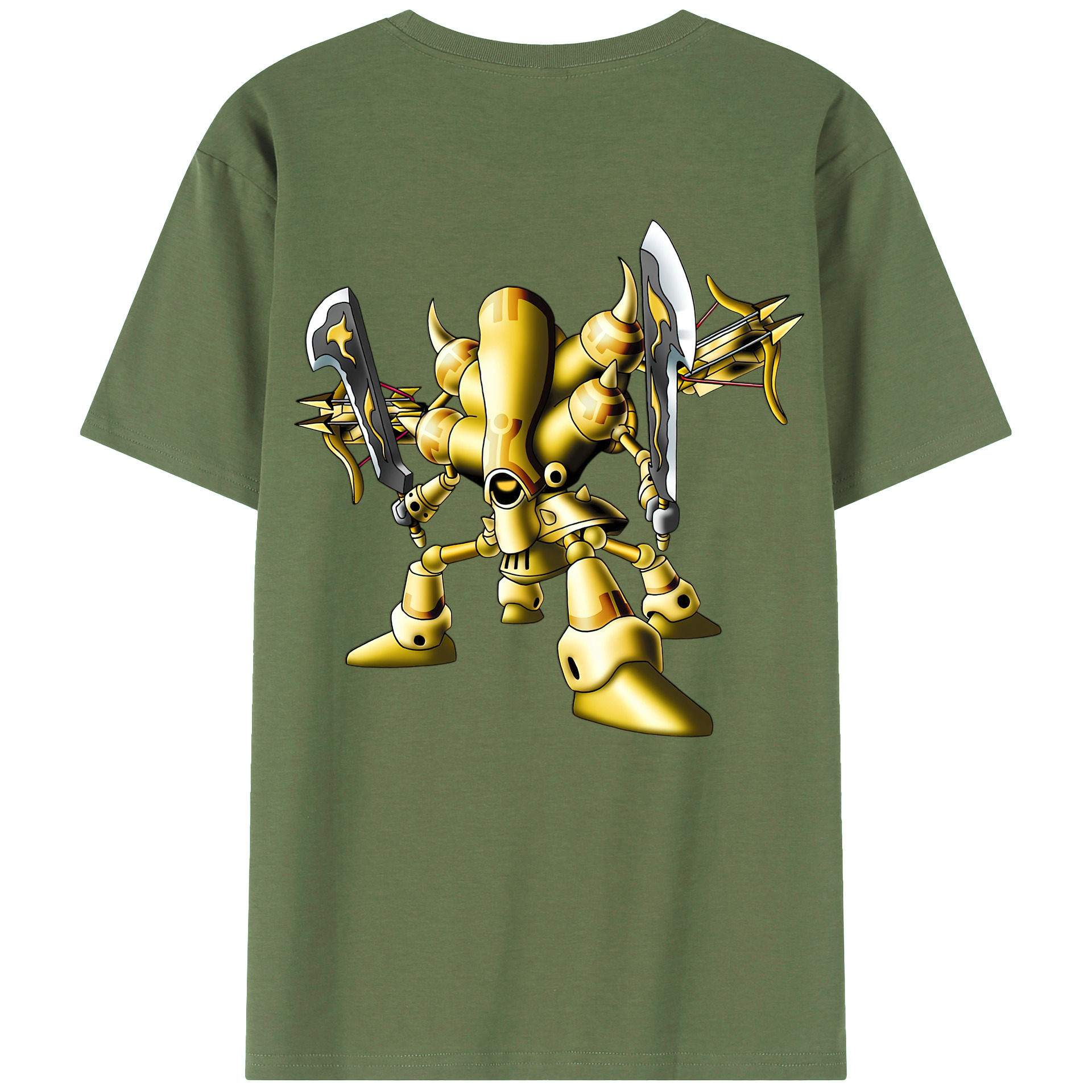 （画像用） ドラゴンクエスト Doragon Kuesuto Dragon Quest 綿100％ メンズ半袖Tシャツ（バックプリント） 通気性